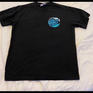 Black Santa Cruz T-shirt